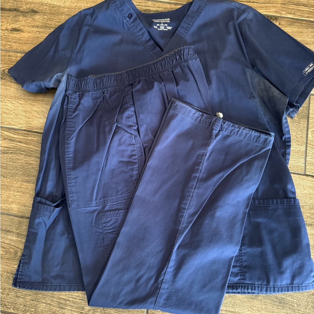 Cherokee Navy Blue Scrub Set #3